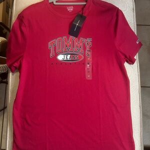 Tommy Hilfiger Red Athletic Tee